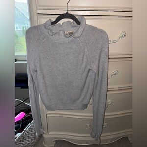 H&M Gray Ruffled Women's Sweater